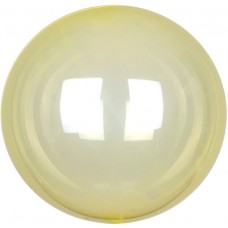 Шар (18''/46 см) Сфера 3D, Deco Bubble, Желтый, Кристалл, 10 шт.