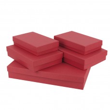 Набор коробок Красный, 35*25*6 см, 5 шт.