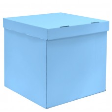 Коробка складная, Голубой, 30*30*30 см, 1 шт.